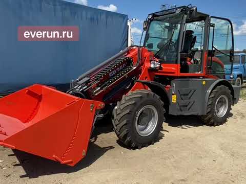 Видео: Телескопический погрузчик Everun ER2500F. Обзор и отгрузка клиенту.