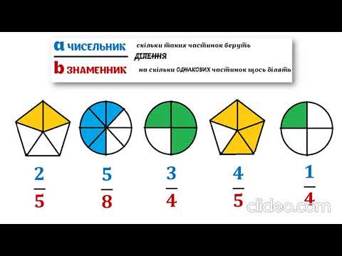 Видео: 5 математика. Що таке дріб?