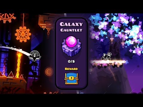 Видео: 💫ГАЛАКТИЧЕСКИЙ ГАУНТЛЕТ! (Прохождение Galaxy Gauntlet!) ► Geometry Dash 2.2
