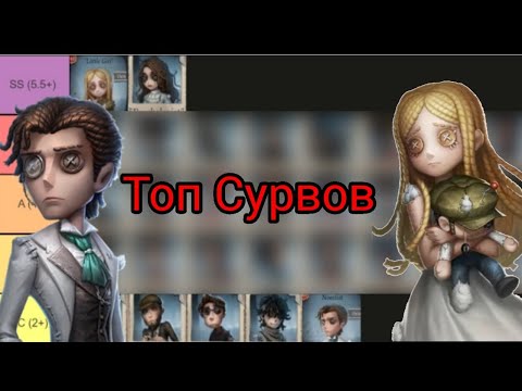 Видео: Identity V Новый Топ Сурвов 2022 года По Мнению Подписчиков