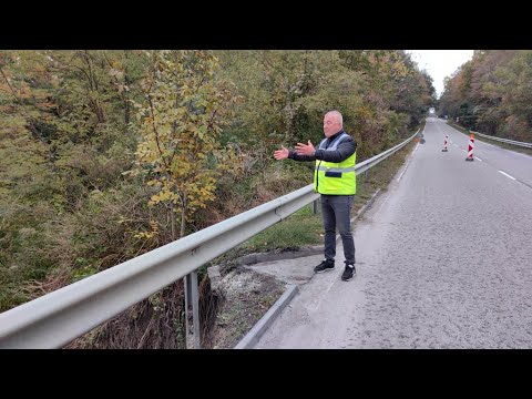 Видео: Затварят пътя Русе-Бяла заради пропадане до Обретеник /ВИДЕО/