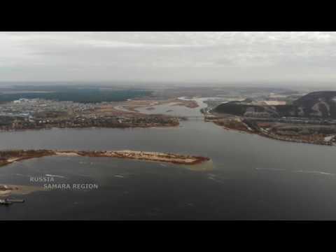 Видео: Жигулёвские горы / Крестовая поляна / река Волга и осень / Самарская область