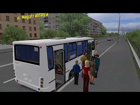 Видео: Чистогорская область ПАЗ 320412-05 ВЕКТОР на 304 маршруте.Omsi 2.