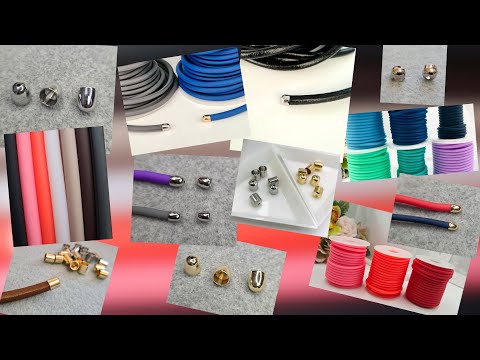 Видео: Концевики для силиконовых и кожаных шнуров.