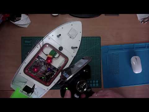 Видео: Кораблик для рыбалки. Автосброс на APM 2.8