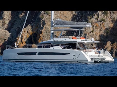 Видео: Catamaran Fountaine Pajot ALEGRIA 67 #fountainepajot67 #обзоркатамарана