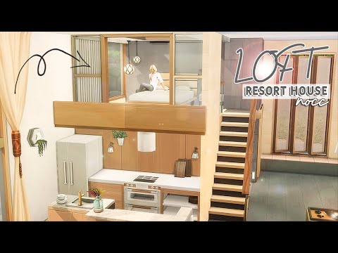 Видео: 🏝✈ Курортная LOFT Вилла • Роскошный Минимализм |Без СС | Симс 4 | Строительство