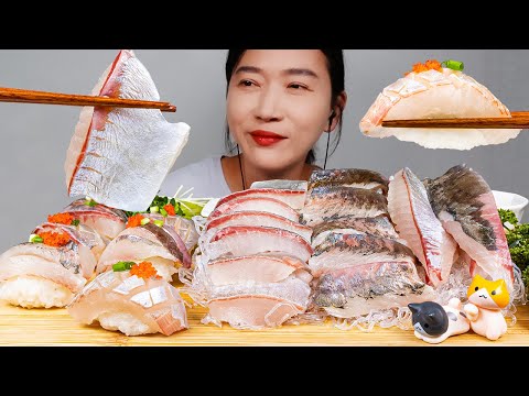 Видео: асмр Корейская ЛОШАДЬ СКУМБРИЯ мукбанг звуки еды