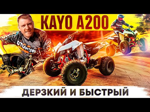 Видео: Квадроцикл Kayo A200 - БЫСТРЫЙ И ДЕЗКИЙ / Rolling Moto