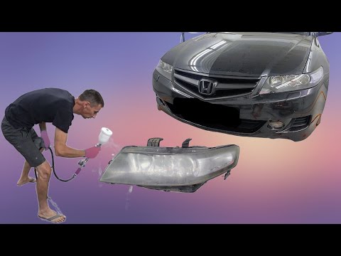 Видео: Восстановление  мутных фар Гошика руками 🎨   Антихром решетки😎