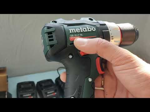 Видео: Аккумуляторный шуруповерт Metabo BS 18 LT BL Распаковка