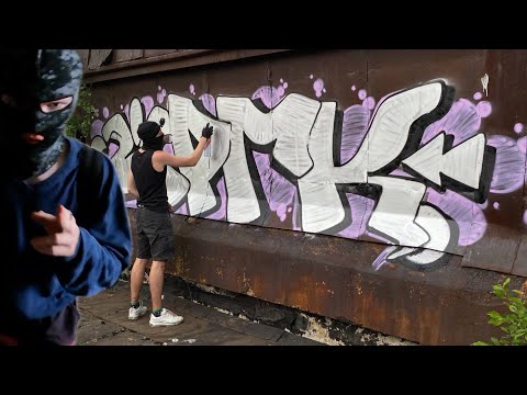 Видео: 🏚 Я был первый кто нарисовал граффити на этом споте 🏭