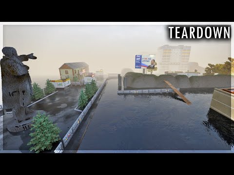 Видео: НОВЫЙ РУССКИЙ ГОРОД ЗАТОПИНСК В TEARDOWN!