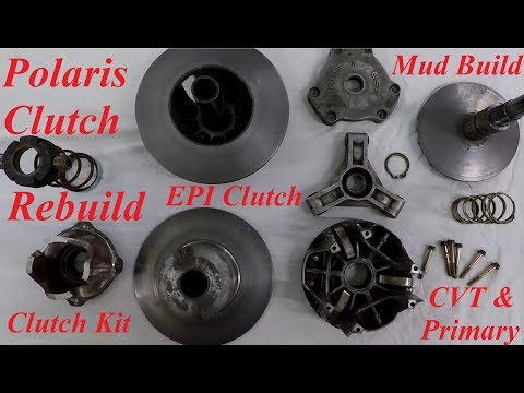 Видео: Ремонт вариатора квадроцикла и установка клатч кита / Install Clutch Kit & Rebuild Clutch Polaris