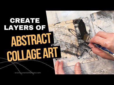 Видео: Создайте слои абстрактного коллажа