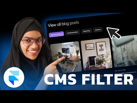 Видео: Расширенная настройка блога Framer: объяснение CMS-фильтра