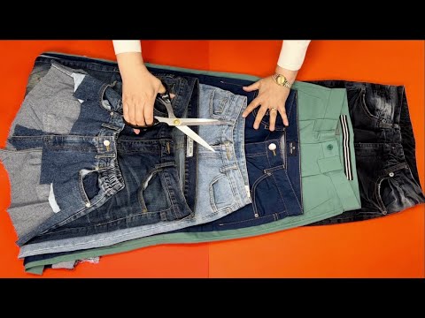Видео: [DIY] Причина, по которой я никогда не выбрасываю штаны, которые не могу носить