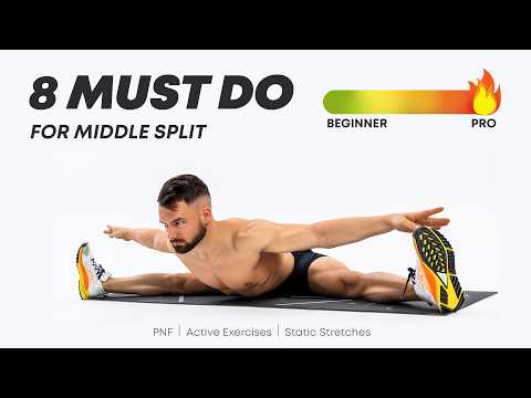 Видео: Лучшие упражнения для средней части шпагата | Прогрессии для каждого уровня: от начального до сре...
