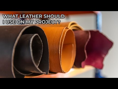 Видео: Давайте поговорим о коже // Кожевенное ремесло 101 // EP01 Кожа