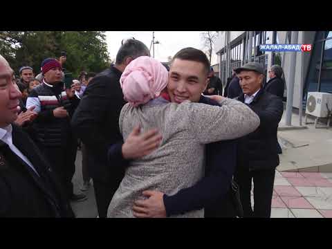 Видео: Таймаш: Амантур Исмаиловду тосуп алуу аземи