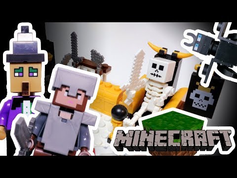 Видео: КИТАЙСКИЙ LEGO МАЙНКРАФТ - Король Скелетов и Ведьма!