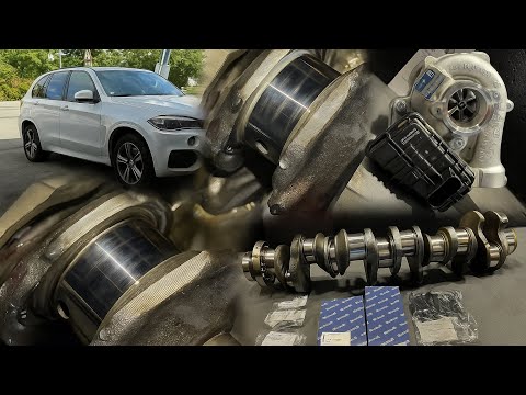 Видео: Даже с честным пробегом: N57, провернуло вкладыши?! Такое возможно? И ремонт коленвала #hellcar