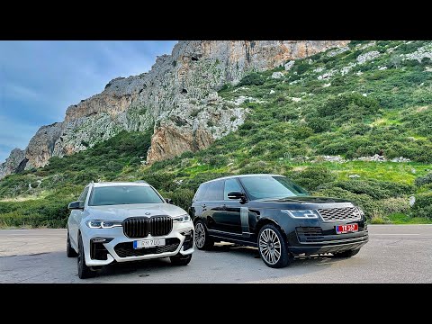 Видео: BMW X7 или Range Rover Vogue? Прямое сравнение.  Взгляд владельца BMW X7 на Range Rover. Тест драйв.
