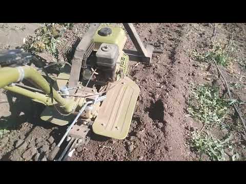 Видео: фрезы целина (ротоваторы)  сила  ,  второй проход .