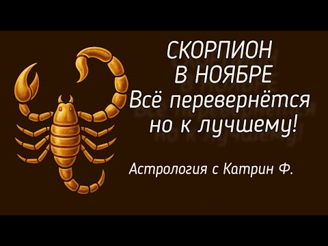 Видео: ♏СКОРПИОН В НОЯБРЕ ВСЕ 💥ПЕРЕВЕРНЕТСЯ НО К ЛУЧШЕМУ ✨ГОРОСКОП НА НОЯБРЬ 2025🪐 АСТРОЛОГИЯ С КАТРИН Ф 💕