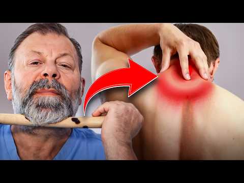 Видео: Боль в шее. 1 элементарное упражнение от боли в шее. Доктор медицинских наук