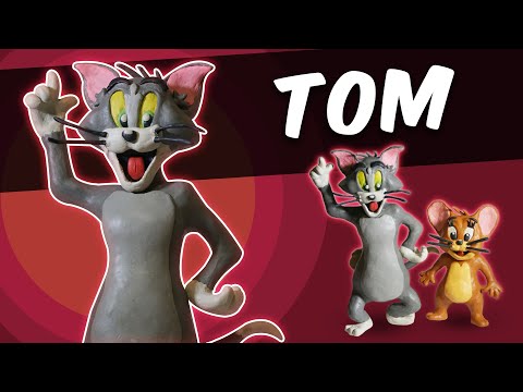 Видео: Как слепить кота Тома из пластилина. Tom and Jerry . Thomas