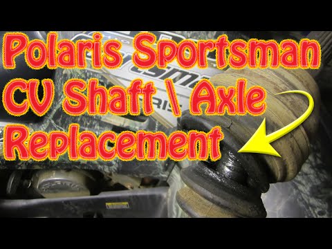 Видео: Как заменить задний ШРУС на квадроцикле Polaris Sportsman — устранение щелчков в ШРУСе