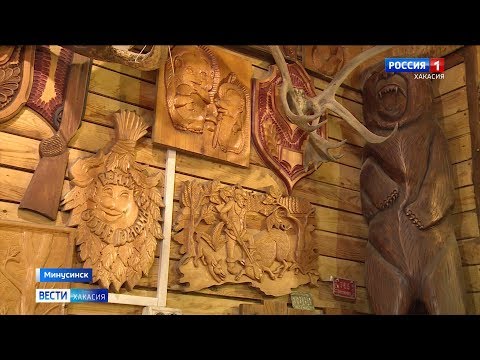 Видео: Мастер из Минусинска делает шедевры из дерева