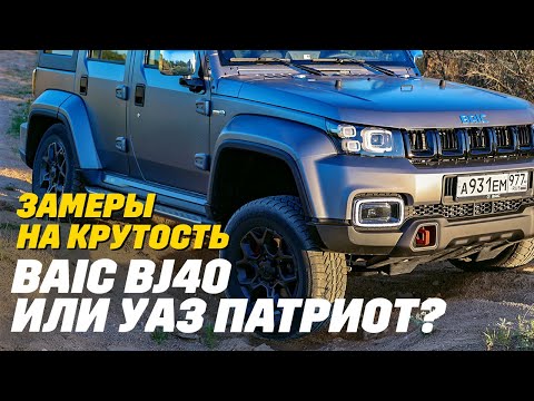 Видео: UAZ Patriot или Baic BJ40? Рамная крутость с точностью до мм: клиренс, багажник, углы, ходовая?