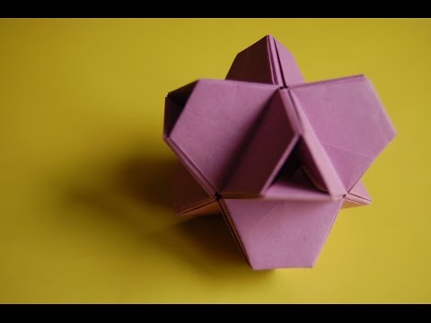 Видео: Origami Modular Kusudama ver.2  Кусудама  оригами