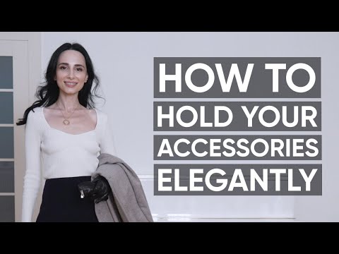 Видео: Как элегантно носить и носить аксессуары: солнцезащитные очки, перчатки, сумку и пальто | Джамиля...