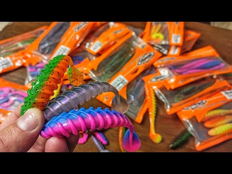 Видео: Новые двухцветные приманки от ТМ MINOGA