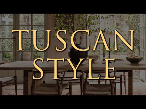 Видео: Декорирование в тосканском стиле | 10 советов по дизайну интерьера для создания свежего и совреме...