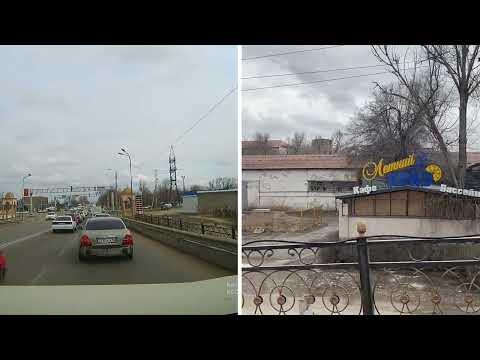 Видео: Тараз/Taraz (Джамбул), Туймекент (Будённовка)Тонкуруш, Телецентр.