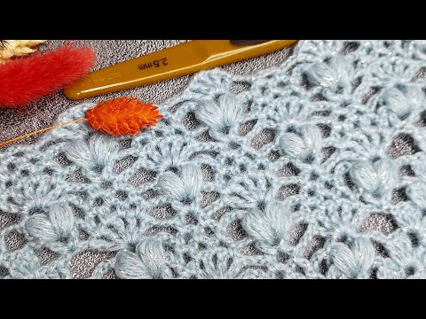 Видео: Еще одна шаль Вам в копилку ✨ Crochet shawl ✨