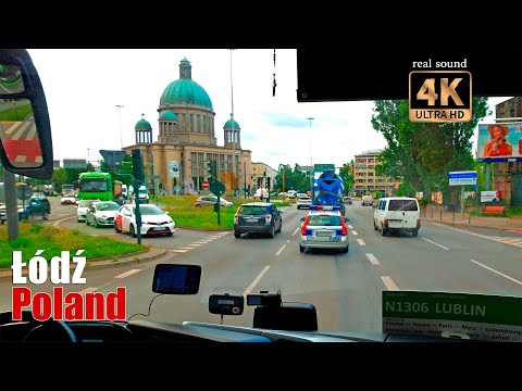 Видео: Польша 4K | Проезд через Лодзь на автобусе FlixBus. Сравните дороги Польши и Беларуси.