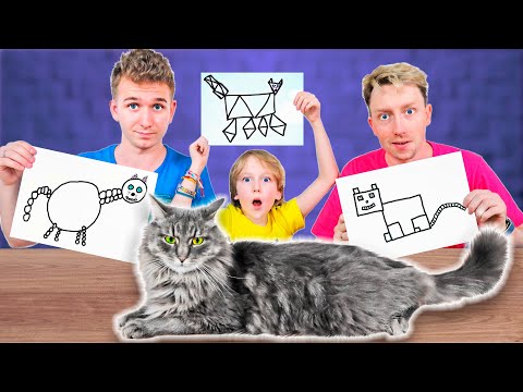 Видео: НАРИСУЙ предмет ГЕОМЕТРИЧЕСКИМИ ФИГУРАМИ челлендж ! Кто ХУЖЕ ВСЕХ рисует? Картонка