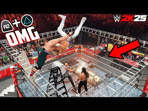 Видео: Лучшие моменты в WWE 2K25! (CHAOS)