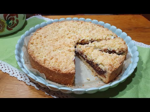 Видео: Насыпной пирог с рикоттой и шоколадом/просто ,быстро и очень вкусно
