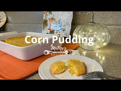 Видео: Рецепты MeMe | Кукурузный пудинг