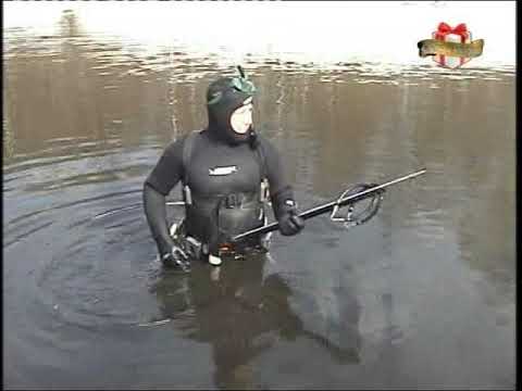 Видео: Подводная охота (А.Кочубей): Охота на Клязьме (зимняя)