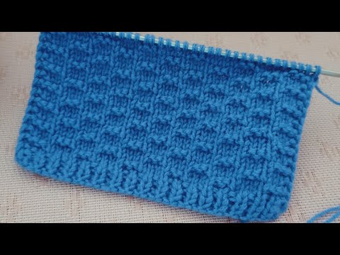 Видео: Очень лёгкий теневой узор спицами.