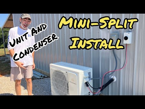 Видео: Как установить гибридный солнечный мини-сплит. Часть первая — конденсатор и головной блок