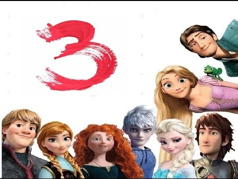 Видео: Не просто дружба... 3 серия (Эльза, Джек, Рапунцель, Анна, Мерида, Иккинг, Лиана)