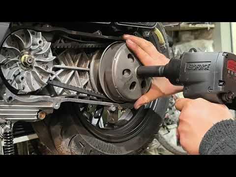 Видео: Regulmoto Grido (Регульмото Гридо) состояние вариатора на пробеге 6000 км.